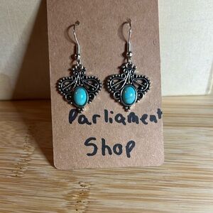 B1G2 free- Silver and Turquoise Earrings